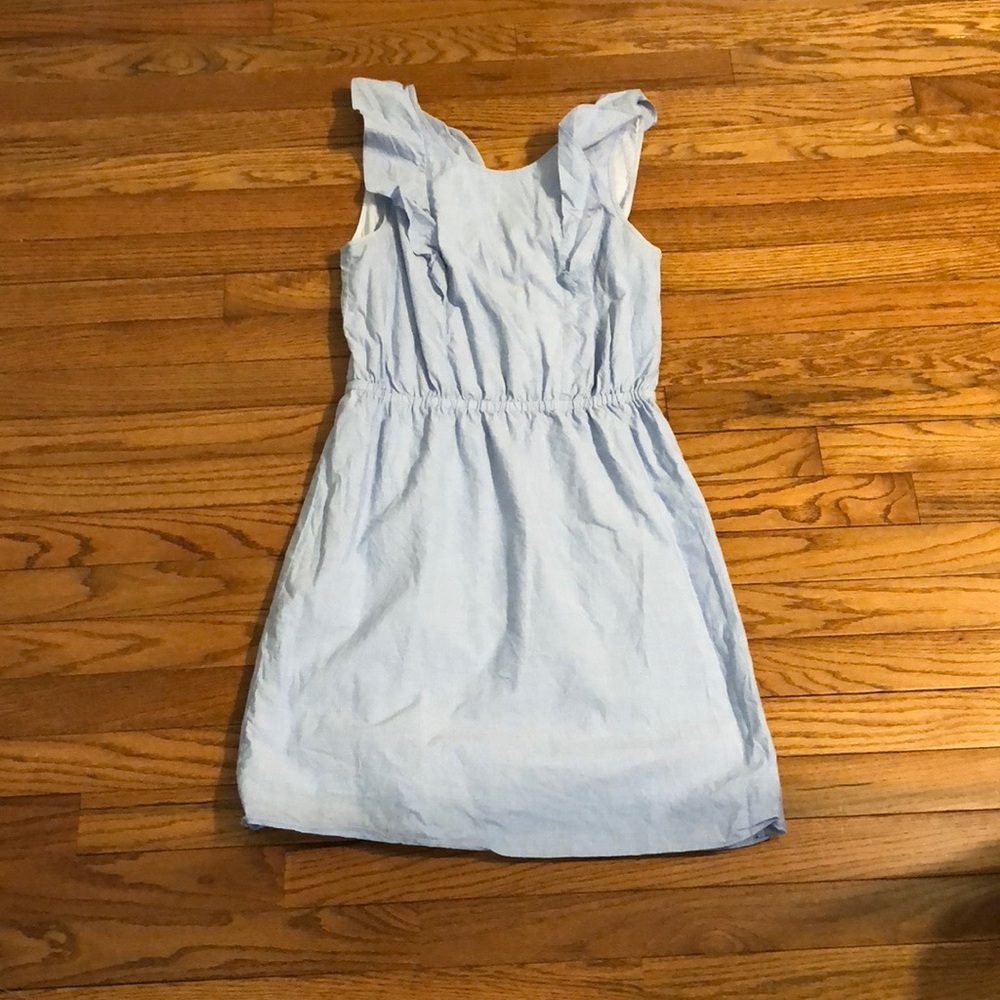 J crew ruffle sleeve dress